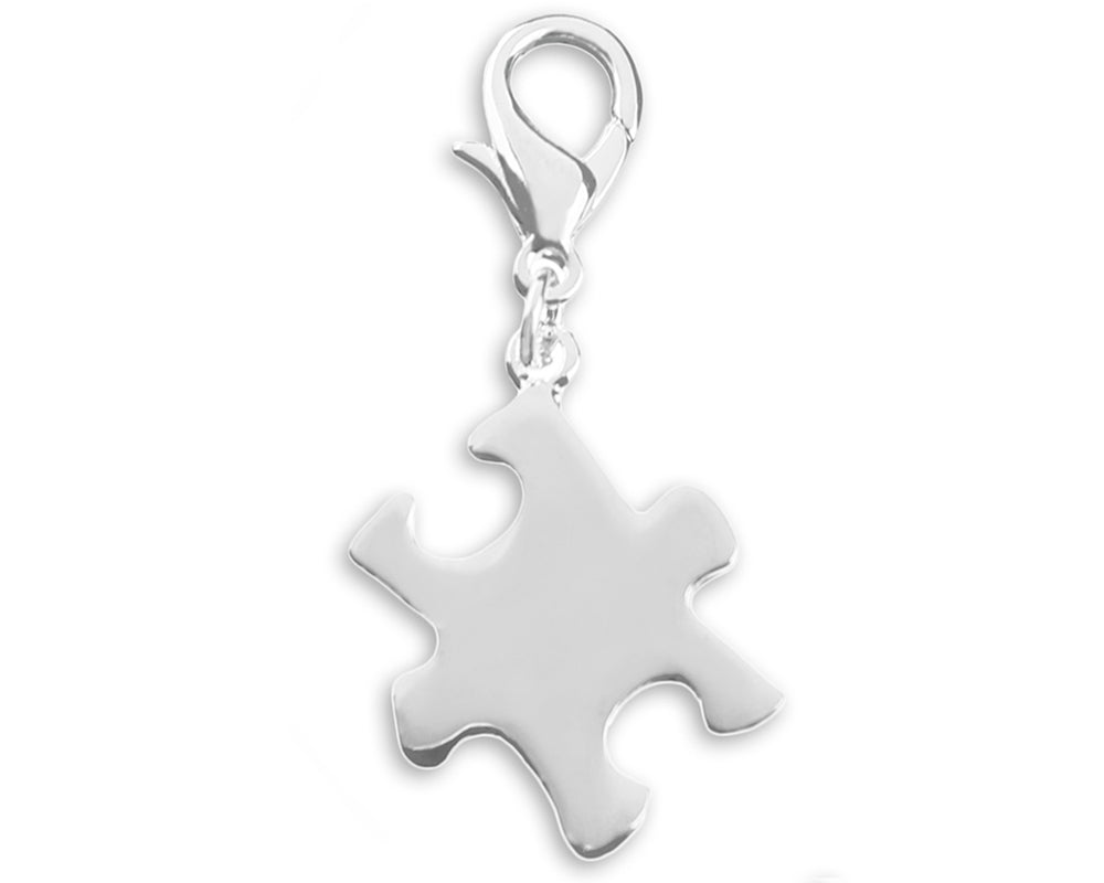 Large Autism Puzzle Piece Hanging Charms - Fundraising For A Cause