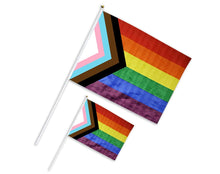 Load image into Gallery viewer, Large Daniel Quasar Flags on a Stick - Fundraising For A Cause