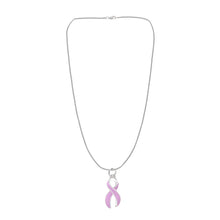 Load image into Gallery viewer, Large Lavender Ribbon Necklaces - Fundraising For A Cause