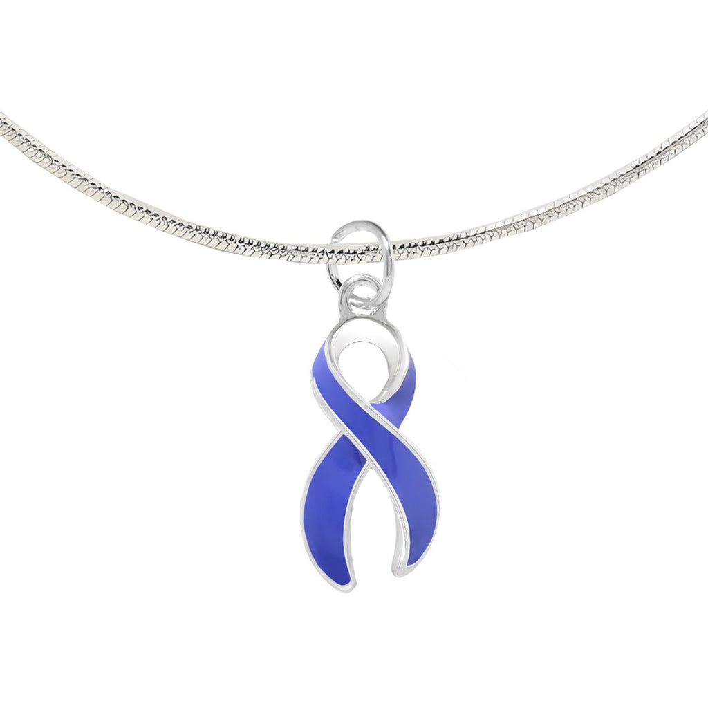 Large Periwinkle Ribbon Necklaces - Fundraising For A Cause