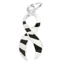 Load image into Gallery viewer, Large Zebra Print Ribbon Charms - Fundraising For A Cause