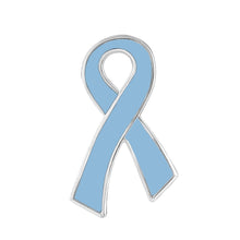 Load image into Gallery viewer, Light Blue Awareness Ribbon Pins - Fundraising For A Cause