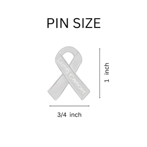 Lung Cancer Awareness Pins - Fundraising For A Cause