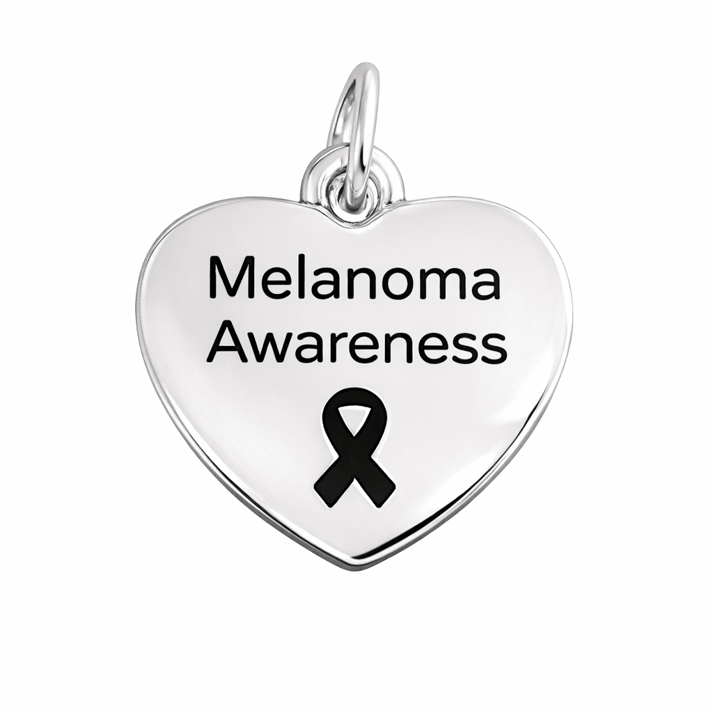 Melanoma Awareness Heart Charms - Fundraising For A Cause