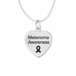 Melanoma Awareness Heart Necklaces - Fundraising For A Cause