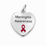 Meningitis Awareness Heart Charms - Fundraising For A Cause