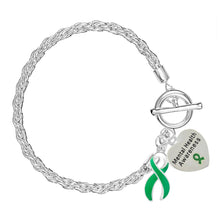 Load image into Gallery viewer, Mental Health Awareness Ribbon Charm Bracelets - Fundraising For A Cause