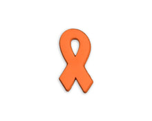 Load image into Gallery viewer, Orange Silicone Ribbon Pins - Fundraising For A Cause