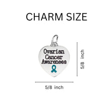 Load image into Gallery viewer, Ovarian Cancer Mom Awareness Heart Retractable Charm Bracelet - Fundraising For A Cause