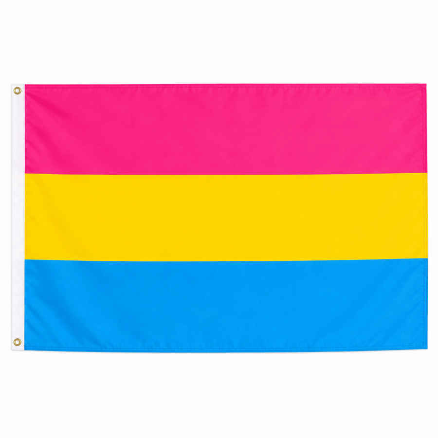 Pansexual 3 Feet by 5 Feet Nylon PRIDE Flag - Fundraising For A Cause