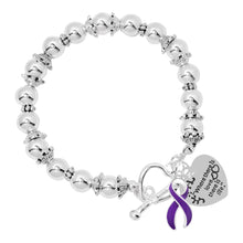 Load image into Gallery viewer, Pancreatic Cancer Awareness Charm Bracelets - Fundraising For A Cause