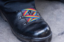 Load image into Gallery viewer, Pansexual Flag Striped Shoe Laces - Fundraising For A Cause