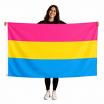 Pansexual 3 Feet by 5 Feet Nylon PRIDE Flag - Fundraising For A Cause