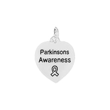 Load image into Gallery viewer, Parkinson&#39;s Disease Awareness Heart Charms - Fundraising For A Cause