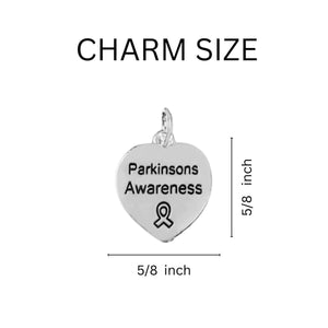 Parkinsons Disease Charm Partial Beaded Bracelets - Fundraising For A Cause