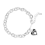 Paw Print Heart Charm Chunky Bracelets - Fundraising For A Cause