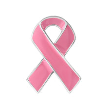 Load image into Gallery viewer, Pink Ribbon Awareness Pins - Fundraising For A Cause