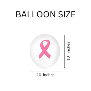 Pink Ribbon Balloons (24 Pack) - Fundraising For A Cause