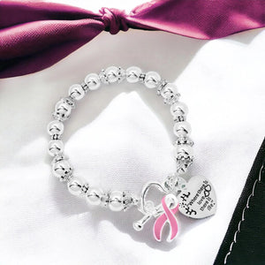 Pink Ribbon Where There Is Love Awareness Bracelets - Fundraising For A Cause