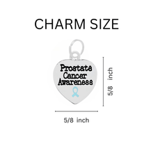 Load image into Gallery viewer, Prostate Cancer Awareness Heart Leather Bracelets - Fundraising For A Cause