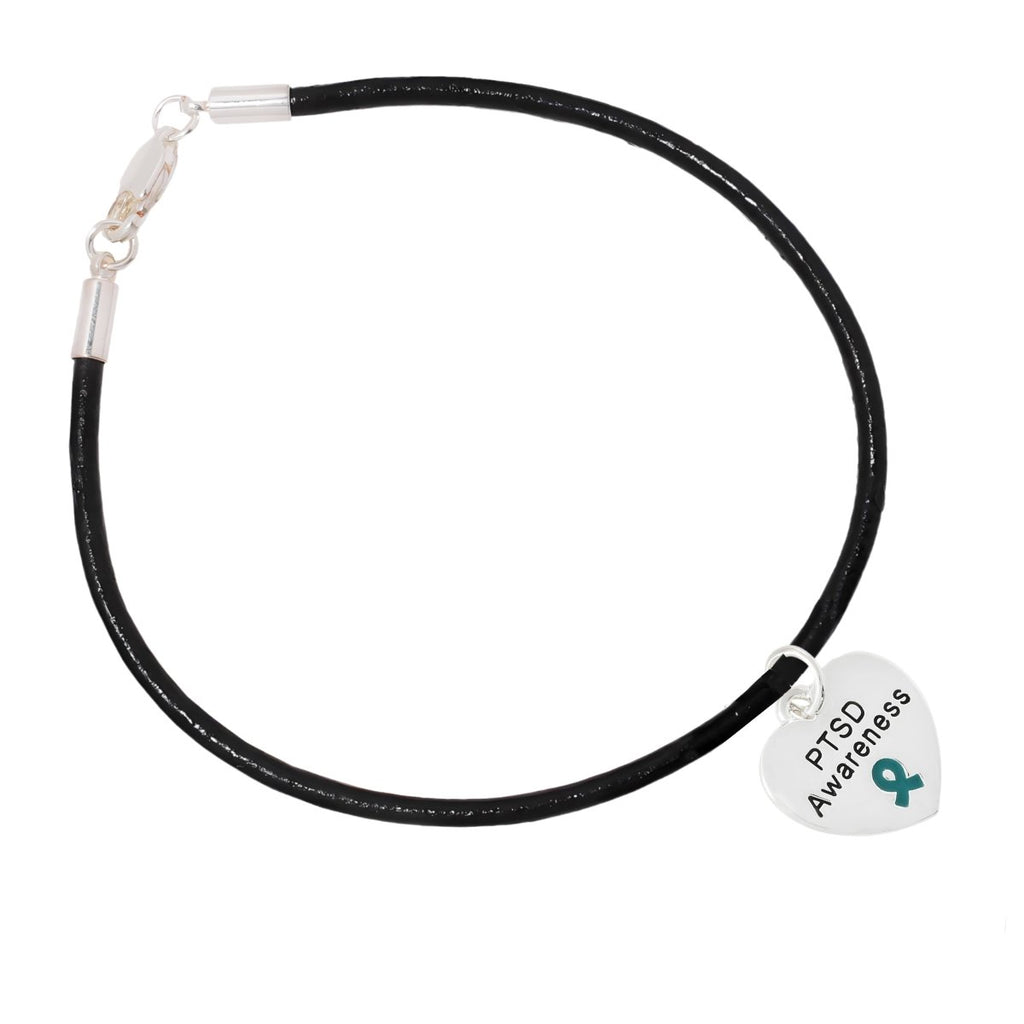 PTSD Awareness Black Cord Bracelets - Fundraising For A Cause