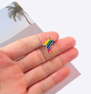 Rainbow Cross Pins - Fundraising For A Cause