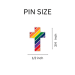 Rainbow Cross Pins - Fundraising For A Cause