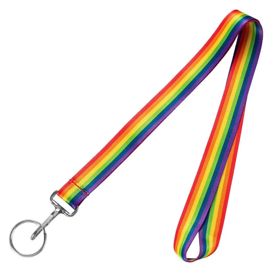 Rainbow Flag Lanyard Badge Holders - Fundraising For A Cause