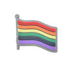 Rainbow Gay Pride Flag Silicone Pin - Fundraising For A Cause