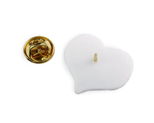 Load image into Gallery viewer, Red Heart Shaped Silicone Pins - Fundraising For A Cause