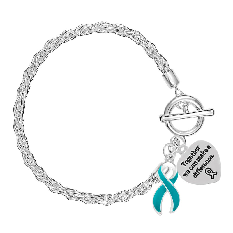 Rope Style Sexual Assault Awareness Ribbon Bracelets - Fundraising For A Cause