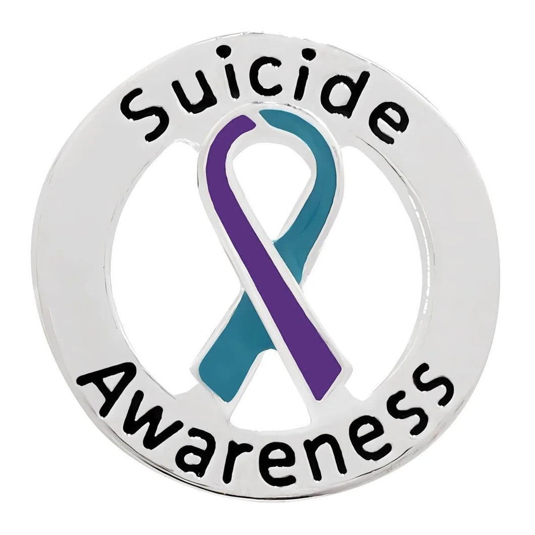 Round Suicide Awareness Pins - Fundraising For A Cause