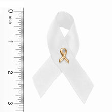 Load image into Gallery viewer, Satin Bone Cancer Awareness Pins - Fundraising For A Cause