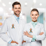 Satin Rainbow Ribbon Pins - Fundraising For A Cause