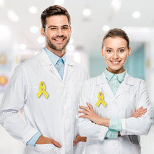 Load image into Gallery viewer, Satin Yellow Ribbon Awareness Pins - Fundraising For A Cause