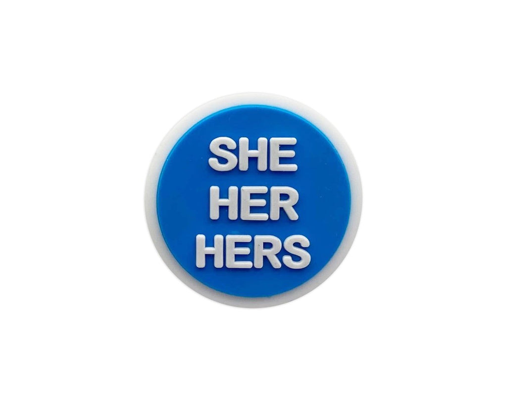 She Her Pronoun Silicone Pins - Fundraising For A Cause