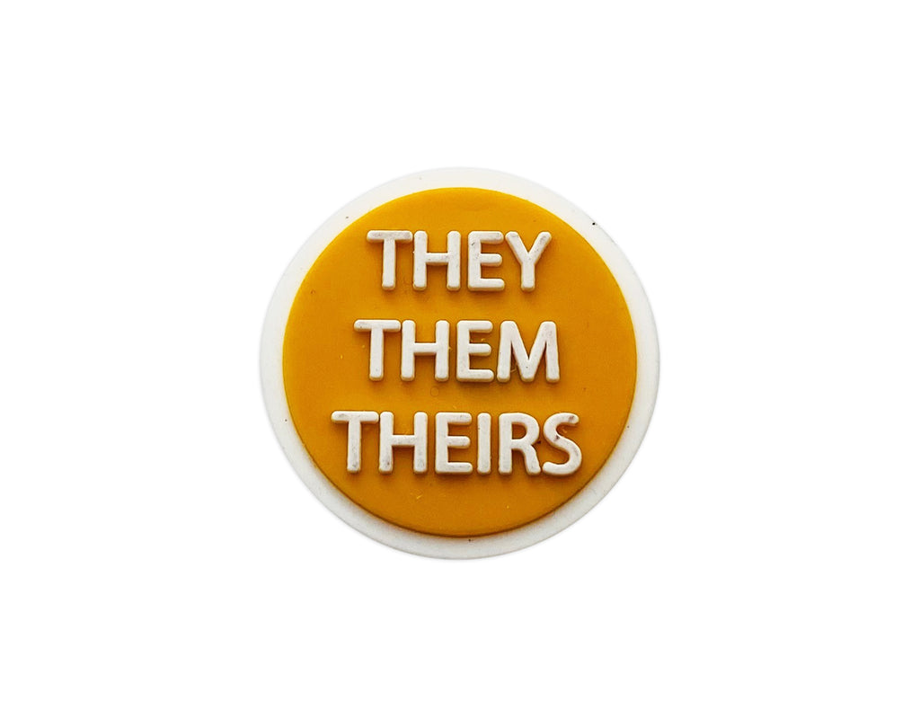 They Them Pronoun Silicone Pins - Fundraising For A Cause