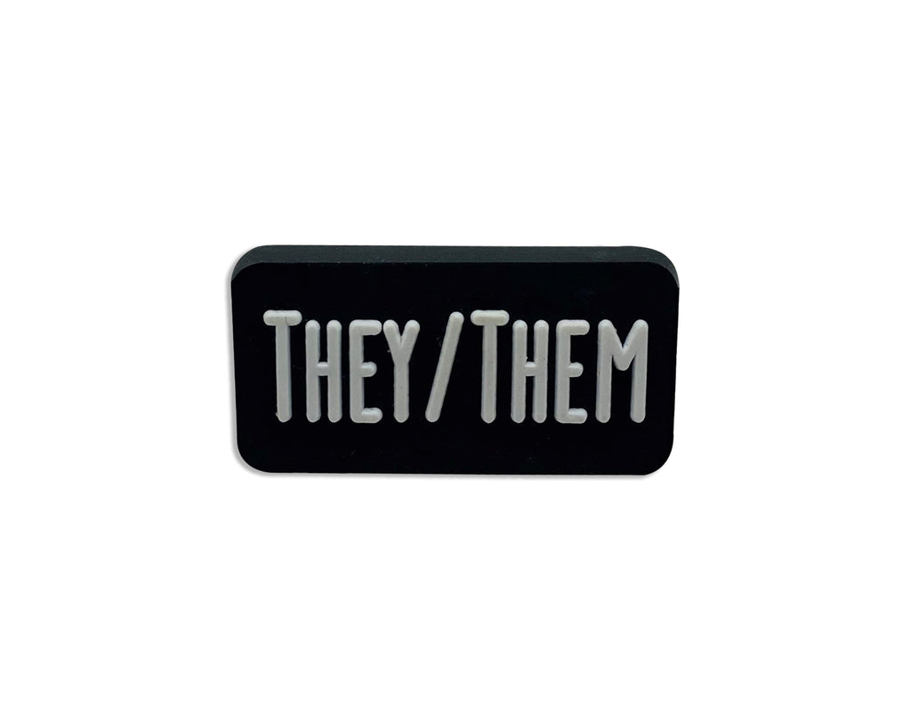 25 Pack Pronoun Pins - He/Him, She/Her, They/Them (25 Pins)