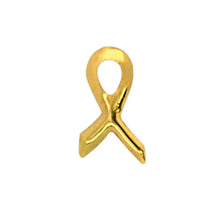 Load image into Gallery viewer, Small Gold Ribbon Childhood Cancer Tac Pins - Fundraising For A Cause