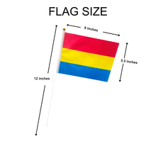 Load image into Gallery viewer, Small Pansexual Flags on a Stick - Fundraising For A Cause