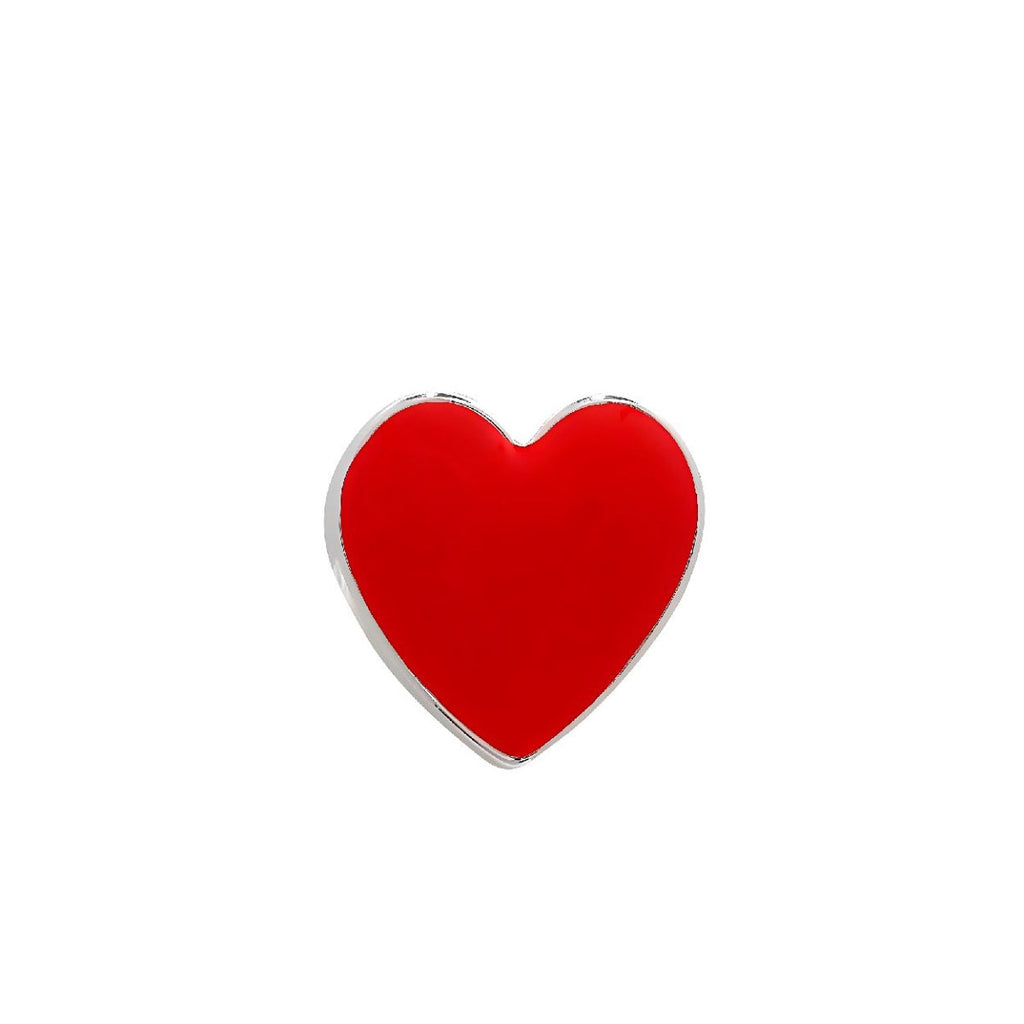 Small Red Heart Shaped Pins - Fundraising For A Cause