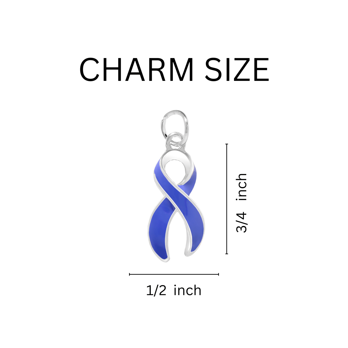 Stomach Cancer Ribbon Charms - Fundraising For A Cause