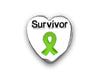 Survivor Lime Green Ribbon Pins - Fundraising For A Cause