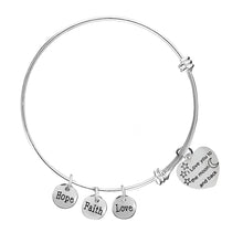 Load image into Gallery viewer, To The Moon and Back Silver Retractable Bracelet - Fundraising For A Cause