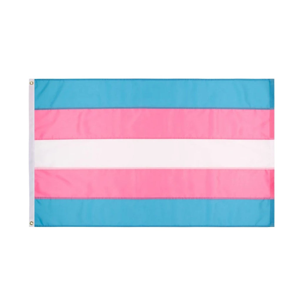 Transgender 3 Feet by 5 Feet Nylon PRIDE Flag - Fundraising For A Cause