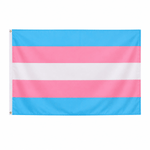 Transgender 3 Feet by 5 Feet Nylon PRIDE Flag - Fundraising For A Cause