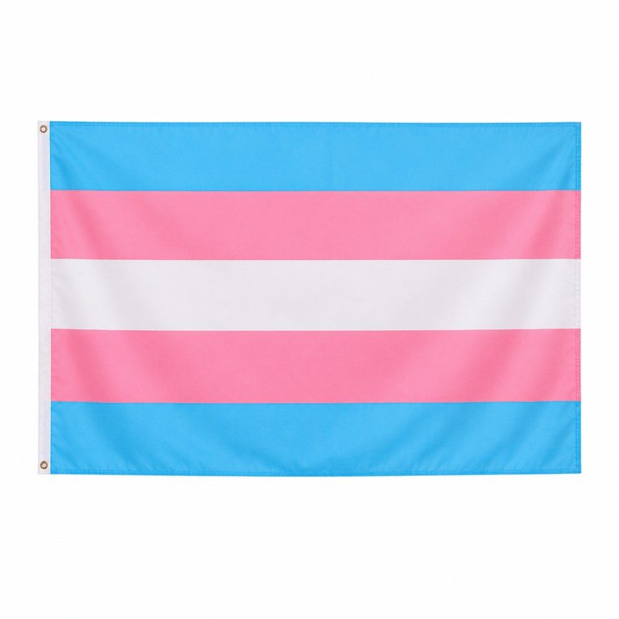 Transgender 3 Feet by 5 Feet Nylon PRIDE Flag - Fundraising For A Cause