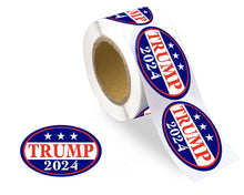 Load image into Gallery viewer, Trump Oval Election Stickers - 250 Stickers Per Roll - Fundraising For A Cause