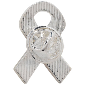 Uterine Cancer Peach Ribbon Awareness Pins - Fundraising For A Cause