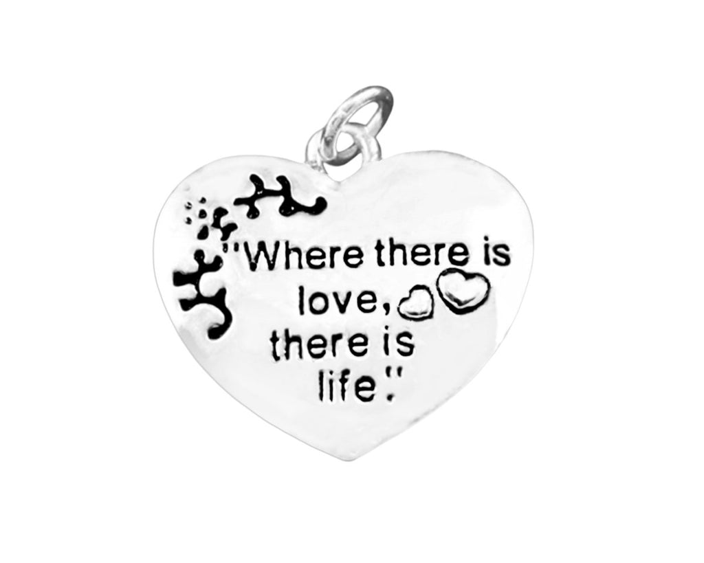 Where There Is Love Awareness Charms - Fundraising For A Cause